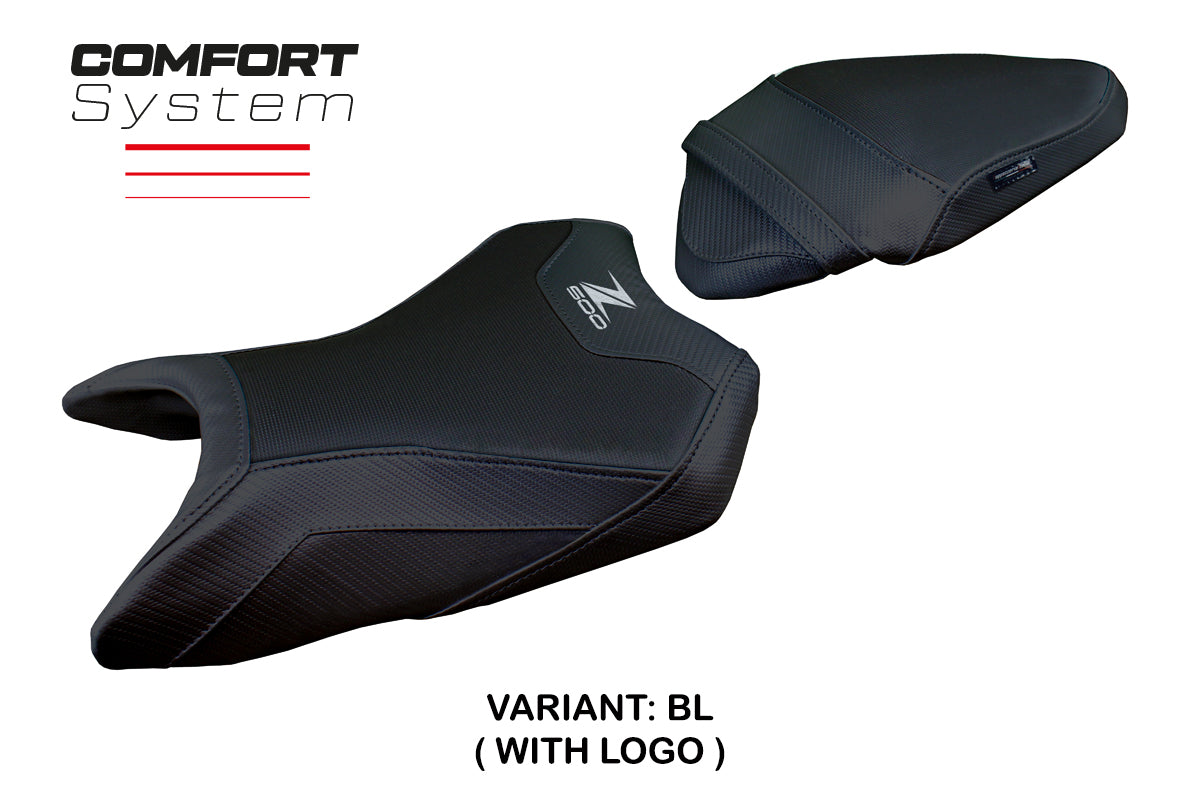 Tappezzeria Italia Kawasaki Z500 2024-2025 Seat Cover Comfort in Black