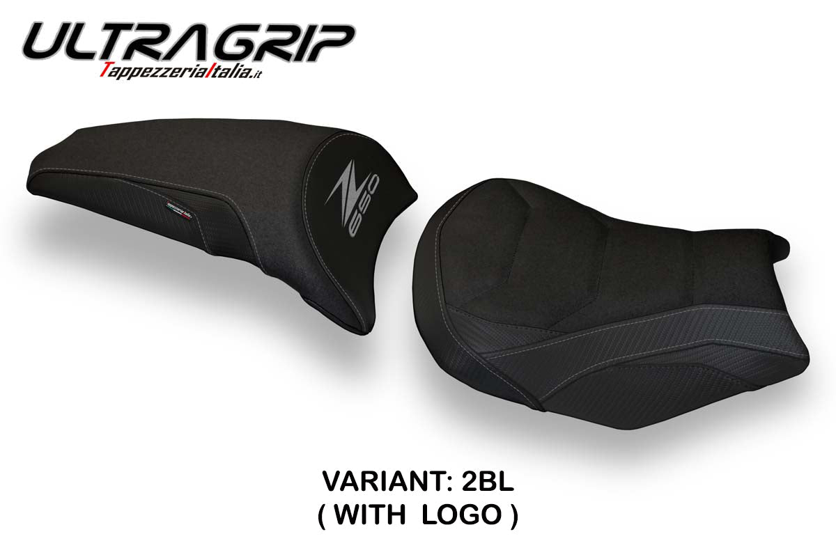 Tappezzeria Italia Kawasaki Z650 2017-2025 Seat Cover Ultragrip in Black
