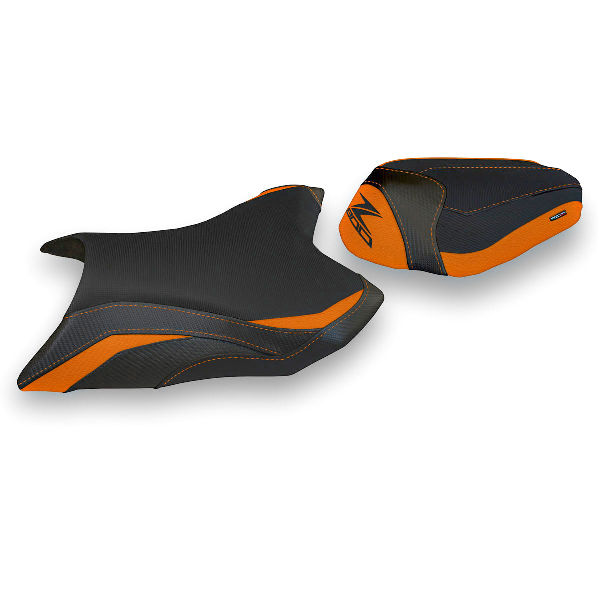 Tappezzeria Italia Kawasaki Z800 2013-2016 Seat Cover Comfort in Orange and Black