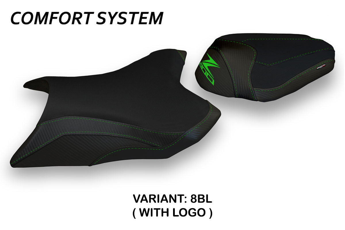 Tappezzeria Italia Kawasaki Z800 2013-2016 Seat Cover Comfort in Black