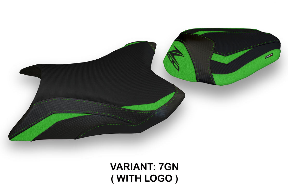 Tappezzeria Italia Kawasaki Z800 2013-2016 Seat Cover in Green Black