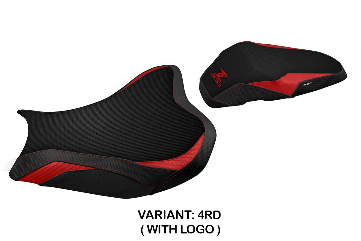 Tappezzeria Italia Kawasaki Z900 2017-2024 Seat Cover in Red and Black