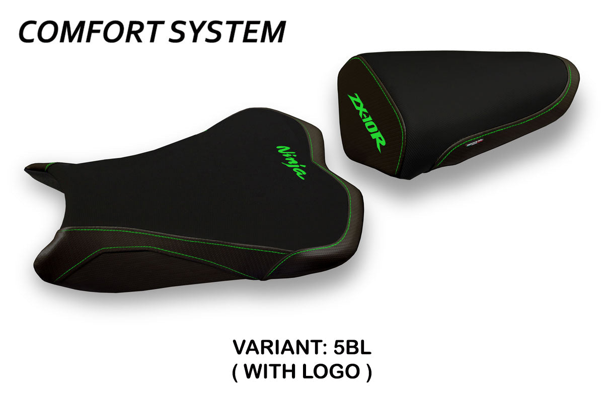 Kawasaki Ninja ZX10R 2008-2010 Seat Cover Tappezzeria Italia Comfort in Black