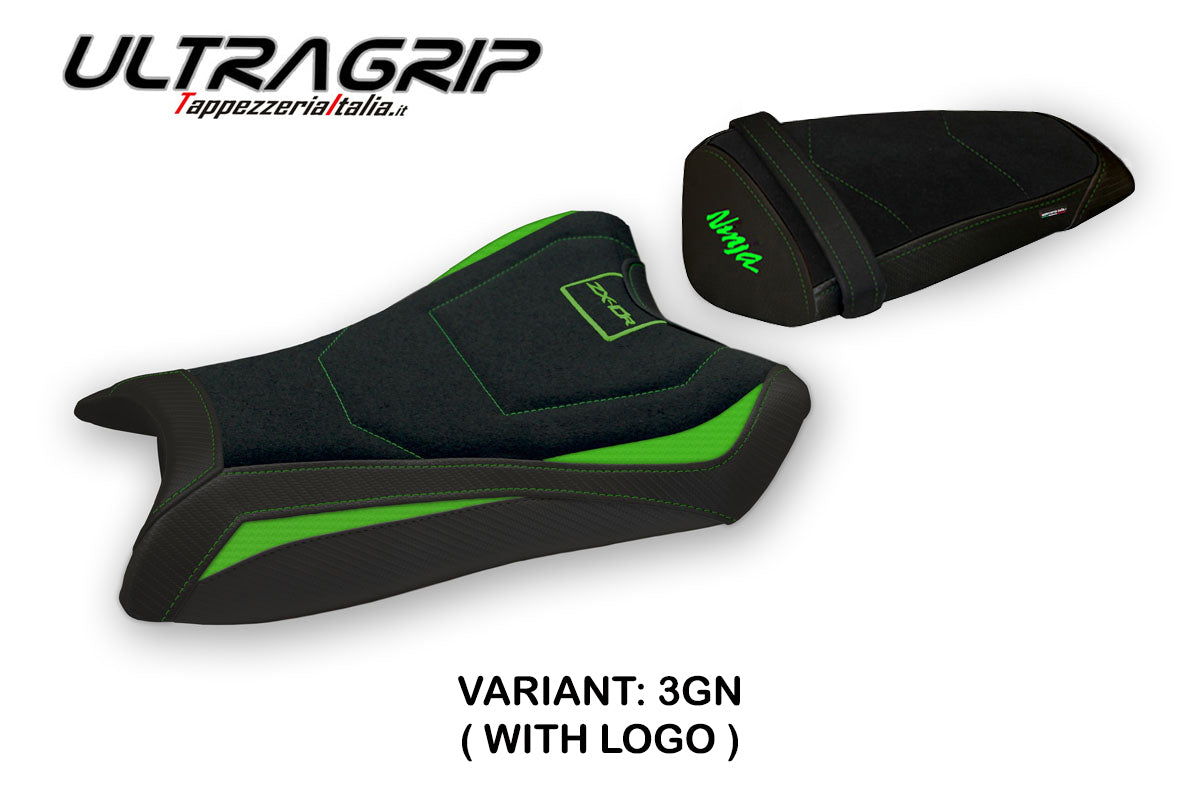 Tappezzeria Italia Kawasaki Ninja ZX10R 2011-2015 Seat Cover Ultragrip in Green