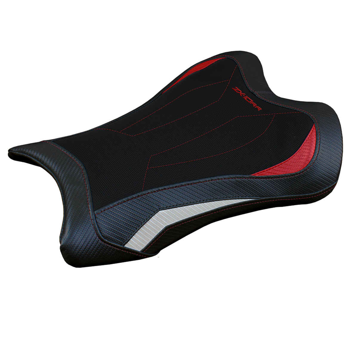 Tappezzeria Italia Kawasaki Ninja ZX10RR 2021-2025 Seat Cover Comfort Red in White