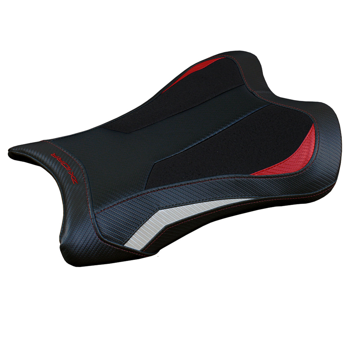 Tappezzeria Italia Kawasaki Ninja ZX10RR 2021-2025 Seat Cover Ultragrip in Red and White