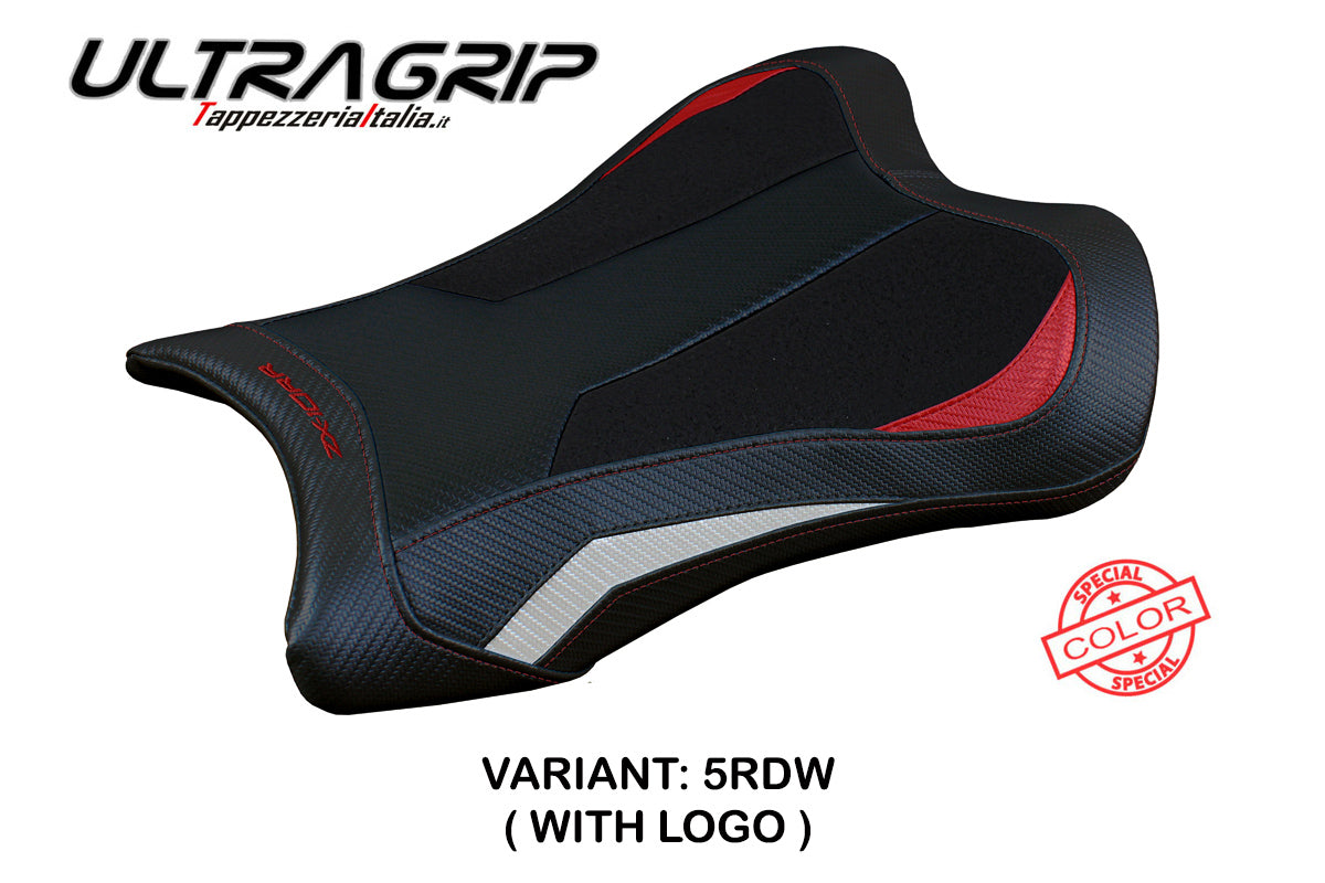 Tappezzeria Italia Kawasaki Ninja ZX10RR 2021-2025 Seat Cover Ultragrip in Red and White