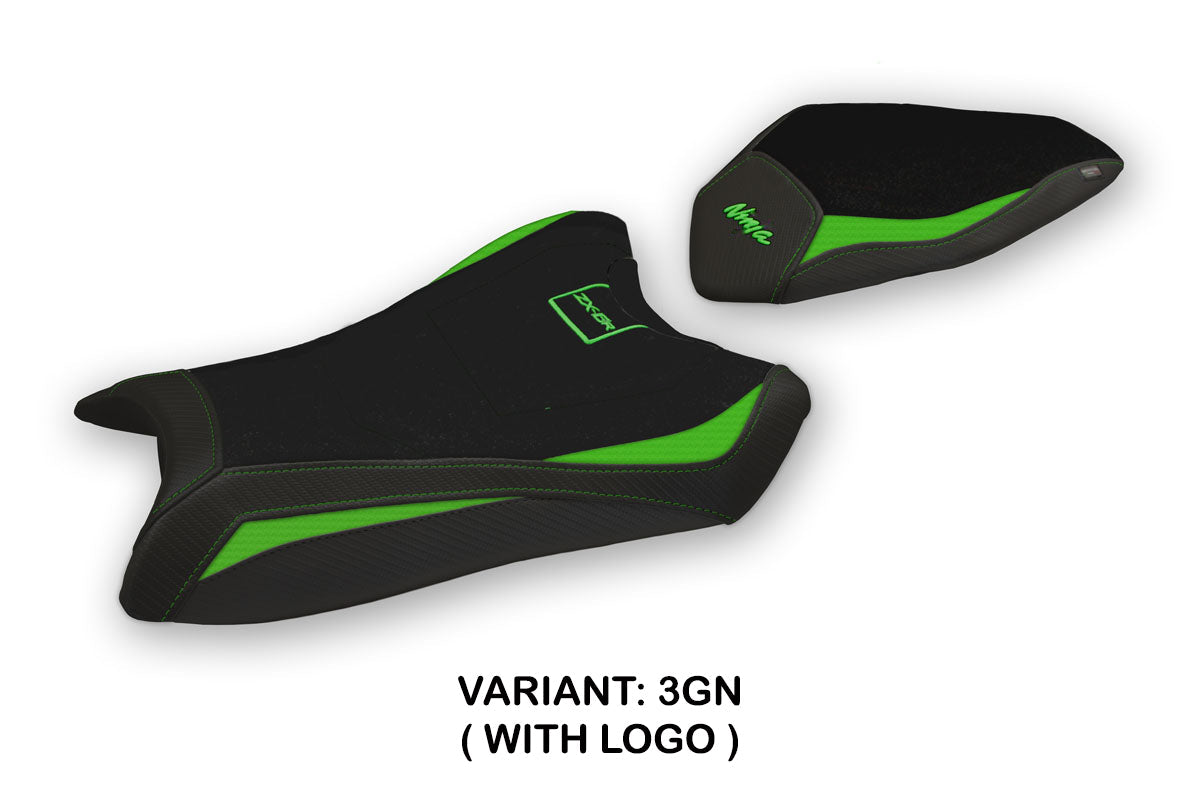 Tappezzeria Italia Kawasaki Ninja ZX10R 2016-2020 Seat Cover Green Black
