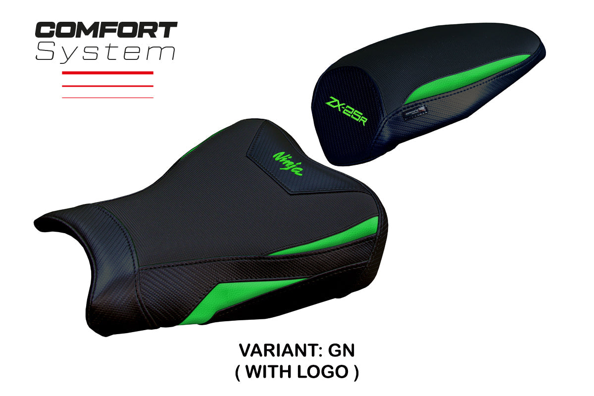 Tappezzeria Italia Kawasaki ZX25R 2020-2025 Seat Cover Comfort in Green