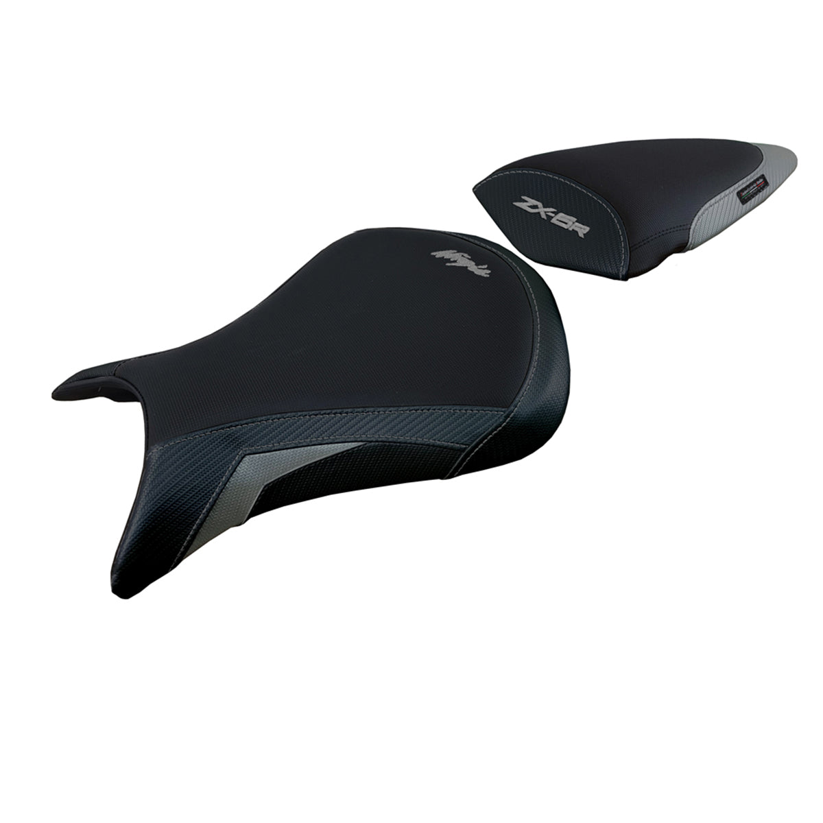 Tappezzeria Italia Kawasaki Ninja ZX6R 2007 2008 Seat Cover in Orange Black