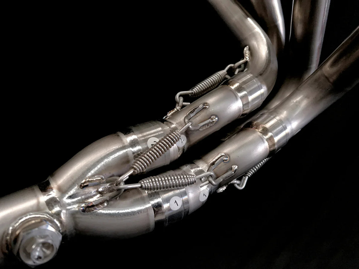Vandemon Titanium Low Mount Exhaust System ZX4R-ZX4RR 2023- 2026 KAWAZX4RTILMEXHA VA-76