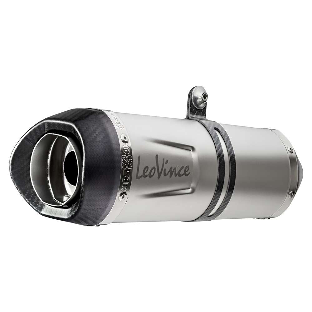 LEOVINCE LV One Evo Muffler - Stainless Steel - Street Triple 765 S/SA2/R/R LRH/RS 2017 - 2019 14288E 1811-3764