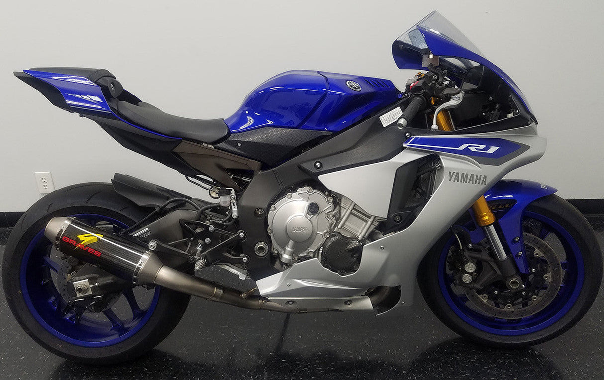 Graves Exhaust Full Titanium Exhaust System With Carbon 265mm Silencer R1 2015-2024 Exy-17r1-Ftc26