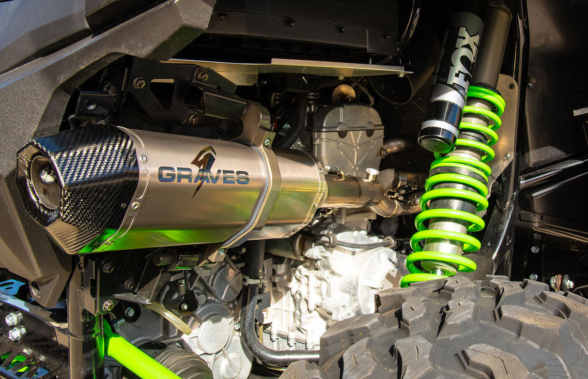 Graves Full Titanium Exhaust System Teryx Krx 1000 • 2020-2023 Exk-20krx1-Ftt