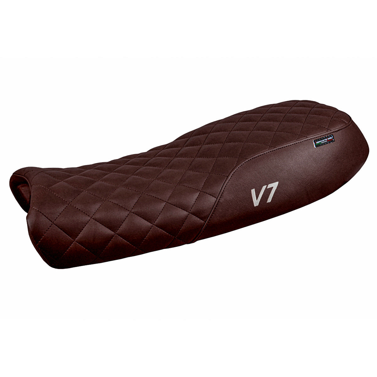 Tappezzeria Italia Moto Guzzi V7 2011-2020 Seat Cover in Dark Brown
