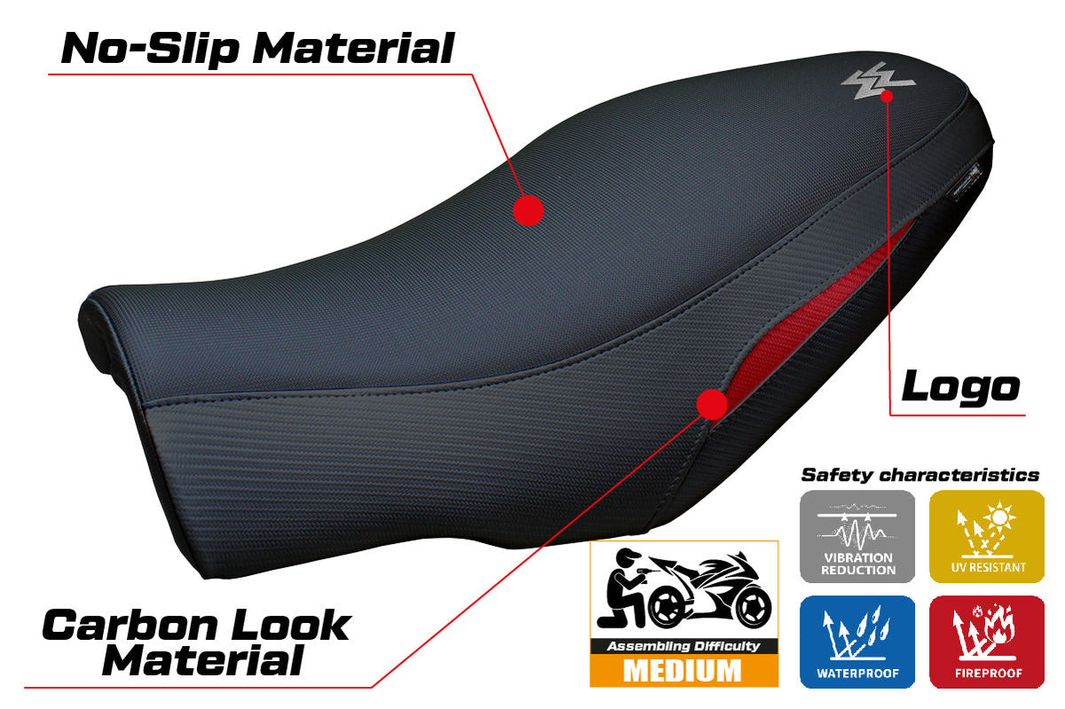 Tappezzeria Italia Moto Morini Seiemmezzo 2022-2025 Seat Cover in Dark Red