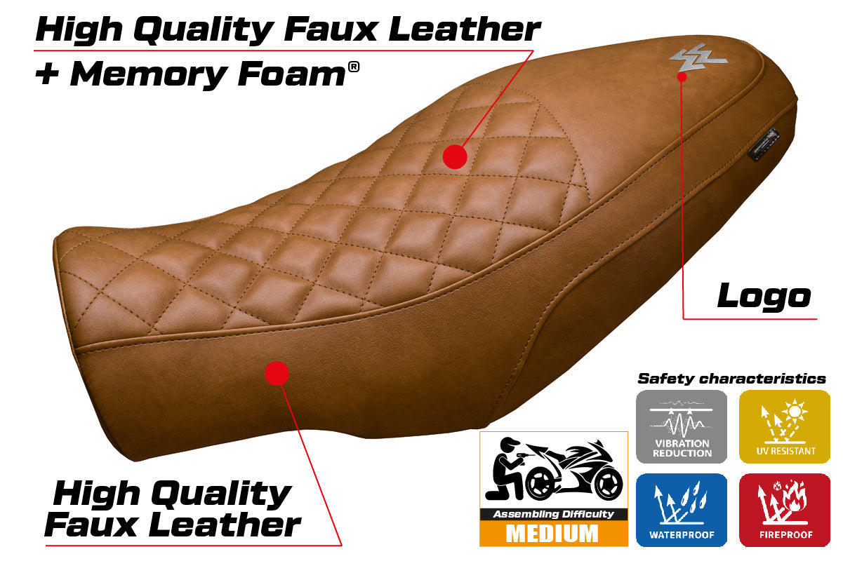 Tappezzeria Italia Moto Morini Seiemmezzo 2022-2025 Seat Cover in Comfort Vintage Brown