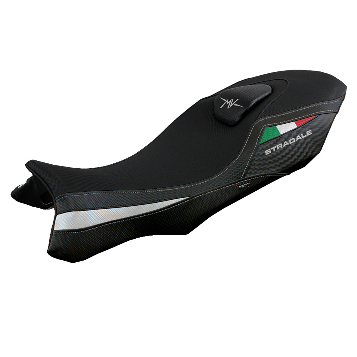 Tappezzeria Italia MV Agusta Stradale 800 2015-2017 Seat Cover Comfort in White and Black