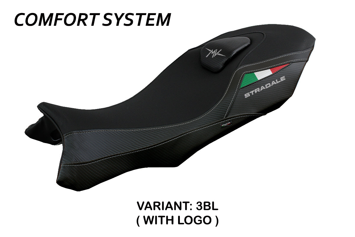 Tappezzeria Italia MV Agusta Stradale 800 2015-2017 Seat Cover Comfort in Black