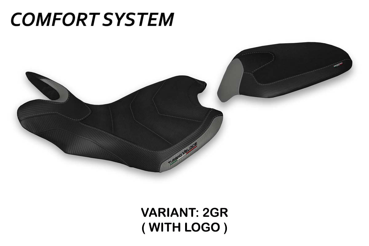 Tappezzeria Italia MV Agusta Turismo Veloce 2021-2025 Seat Cover Comfort in Grey