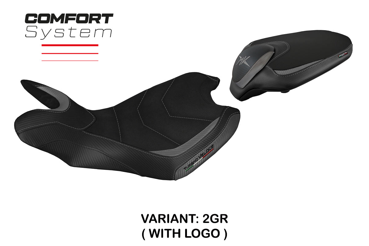 Tappezzeria Italia MV Agusta Turismo Veloce 2014-2020 Seat Cover Comfort in Grey