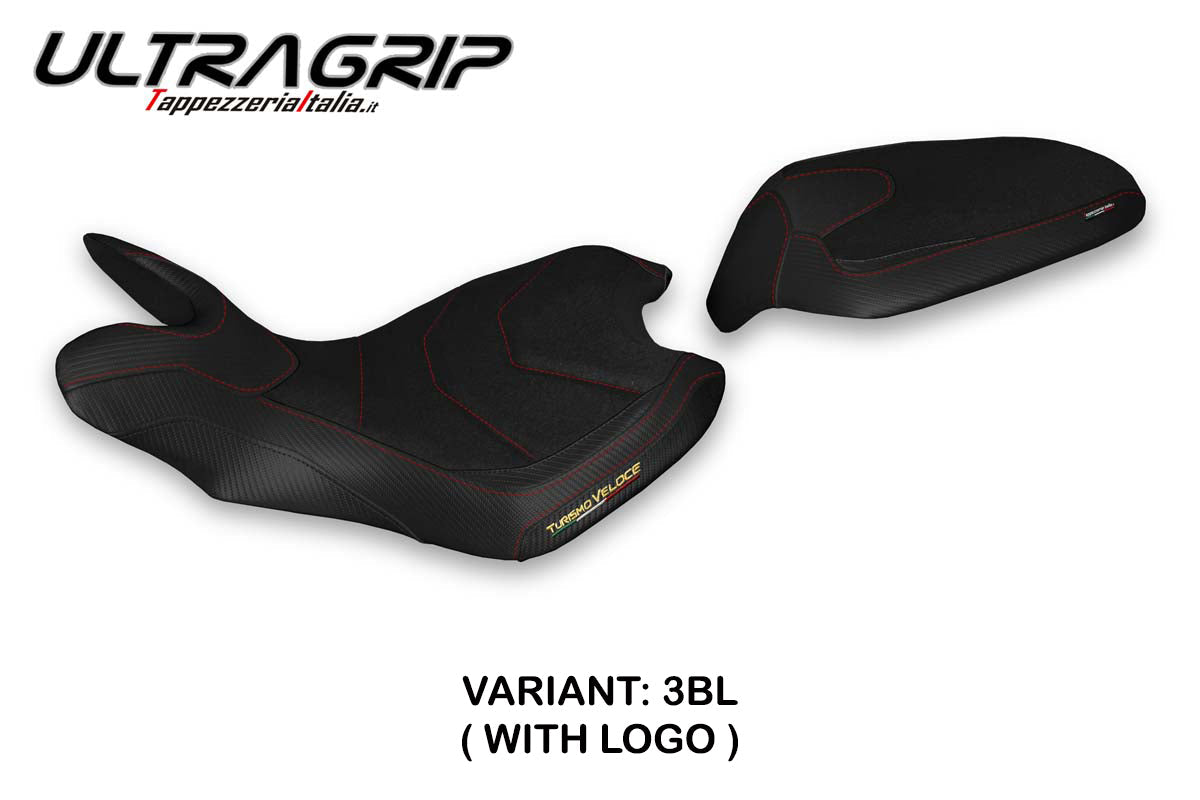 Tappezzeria Italia MV Agusta Turismo Veloce 2021-2025 Seat Cover Ultragrip in Black