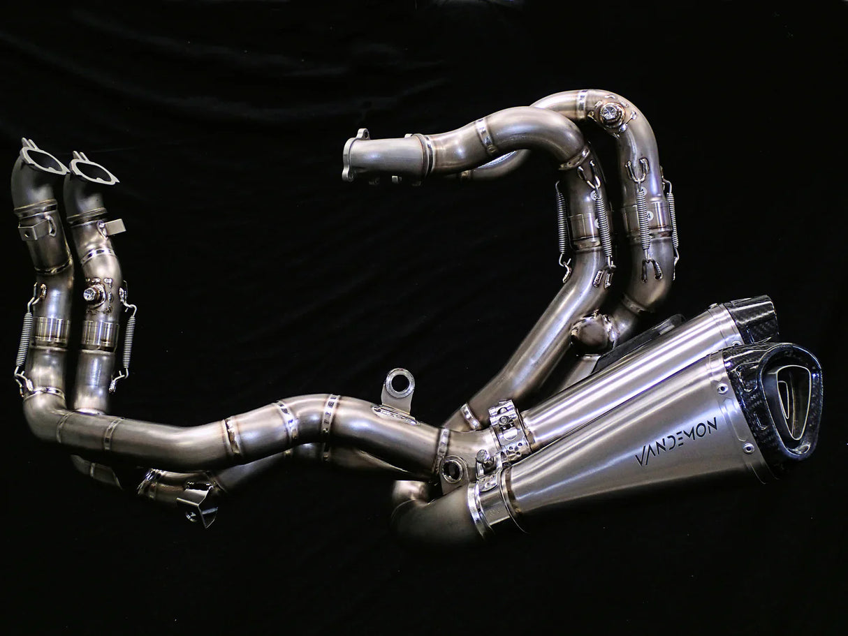Vandemon Ducati Panigale V4S & V4R Full Titanium Exhaust Kit 2018-20 DUCV4TIEXHSYSNA VA-37