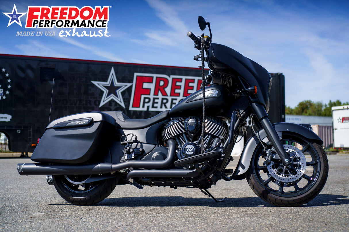 Freedom Exhaust INDIAN CHIEFTAIN / ROADMASTER / SPRINGFIELD / VINTAGE / CLASSIC TRUE-DUAL TUCK-N-UNDER "HEADERS ONLY" (SPECIAL ORDER)