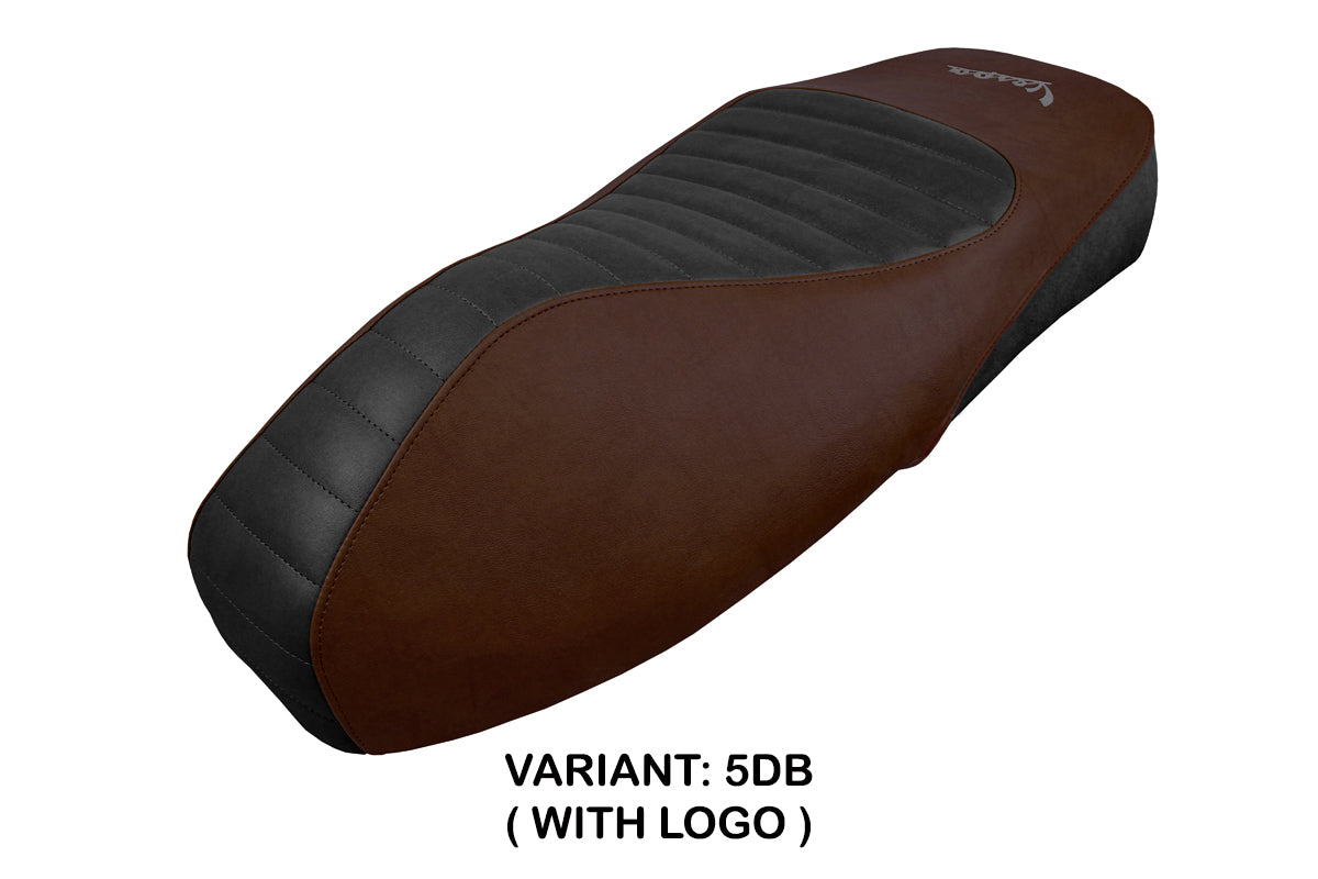 Tappezzeria Italia Vespa GTS 125 150 300 2009-2024 Seat Cover in Dark Brown SE