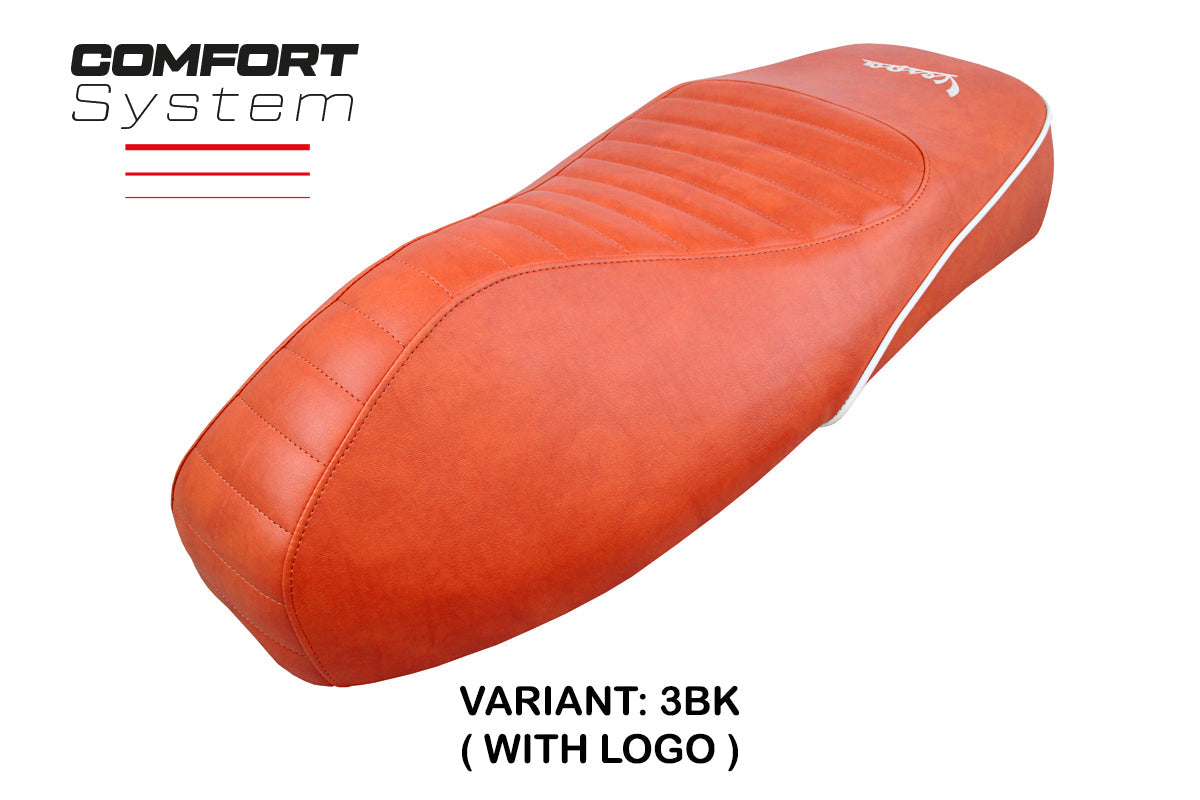 Tappezzeria Italia Vespa GTS 125 150 300 2009-2024 Seat Cover Comfort in Brick