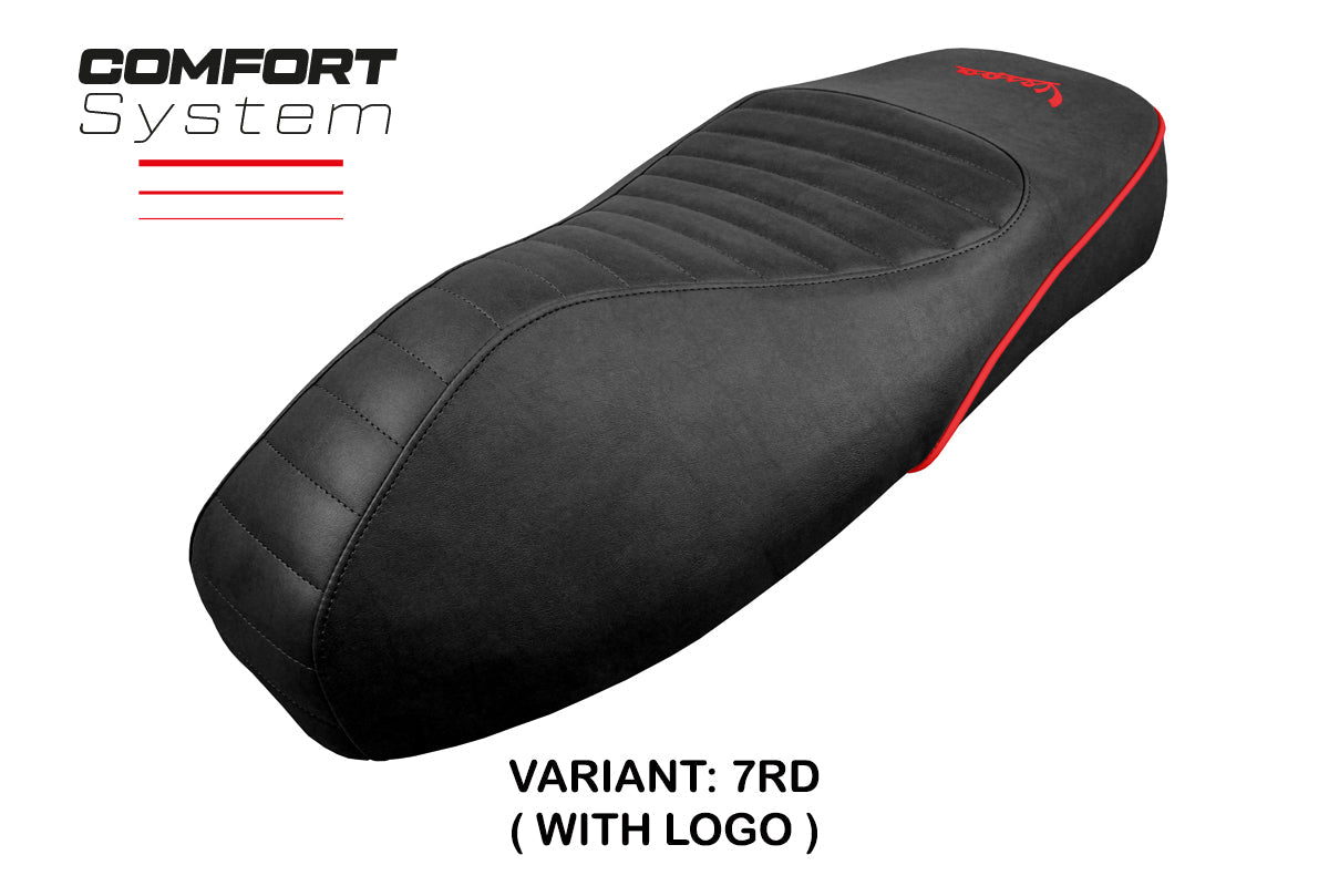 Tappezzeria Italia Vespa GTS 125 150 300 2009-2024 Seat Cover Comfort in Red