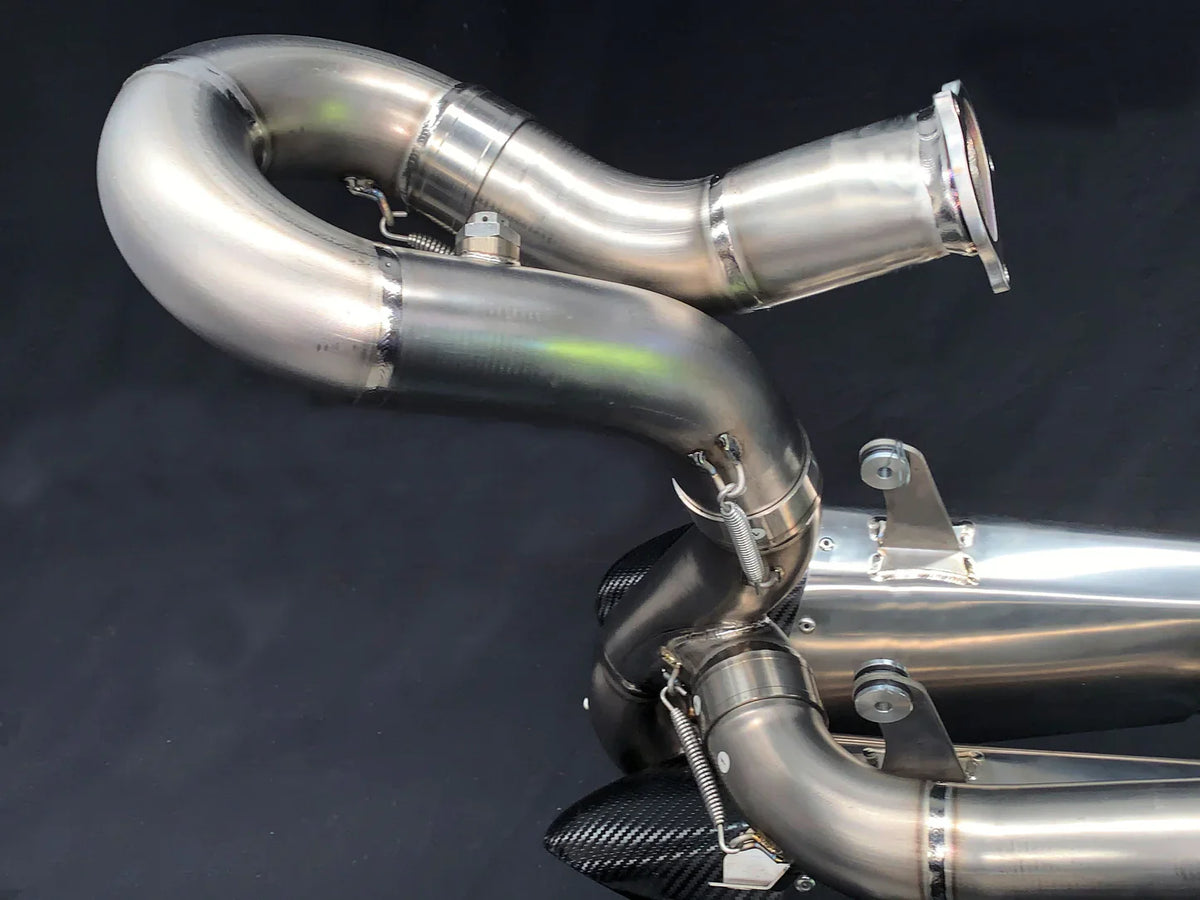 Vandemon Ducati Panigale 899,959,1199,1299 Titanium Belly Exhaust System 2011-18 DUC129TIEXBELA VA-122