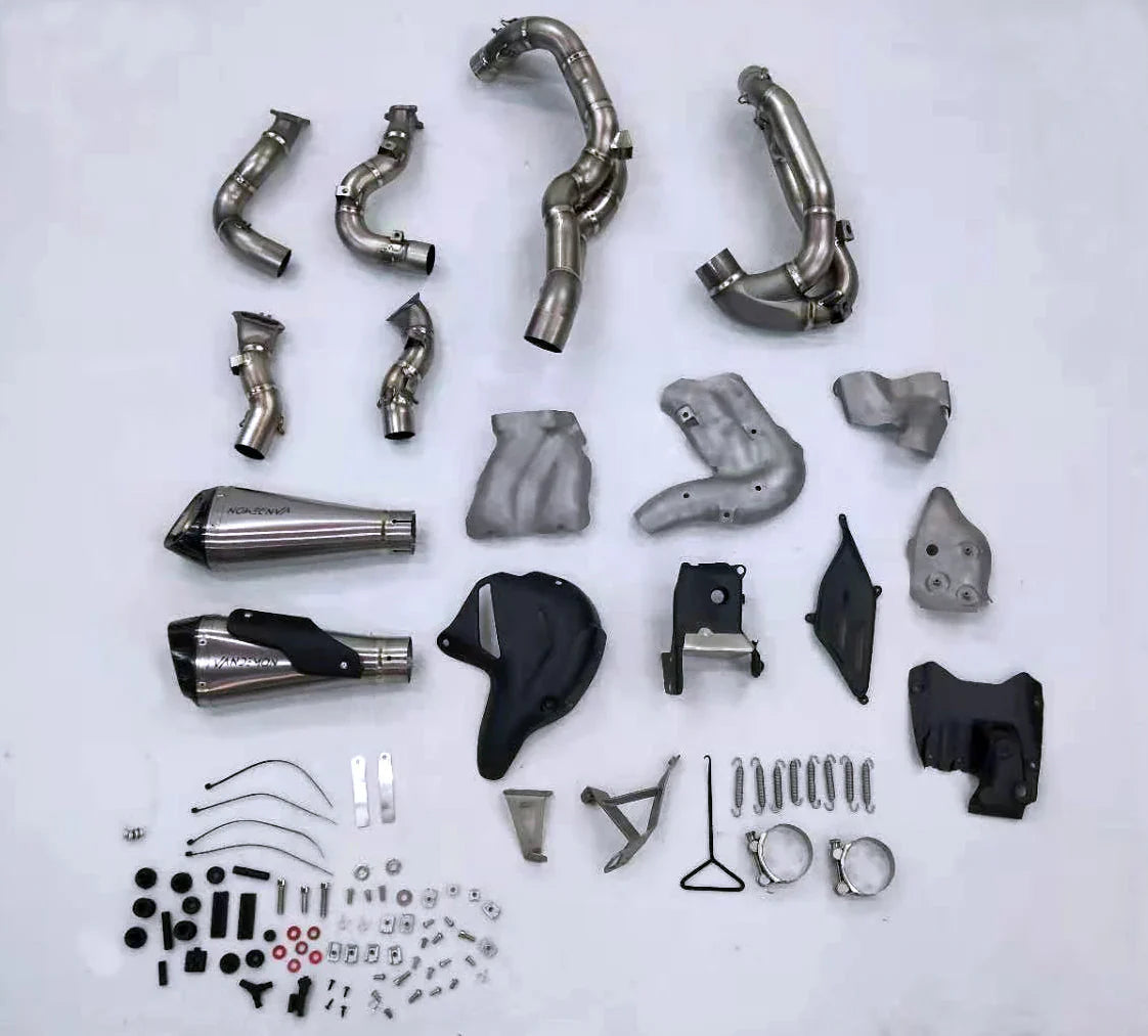 Vandemon Ducati V4 / V4R Panigale & Streetfighter Full Titanium Exhaust system 2023-2024 SKU: DUCV4TIEXHSYSNC VA-44