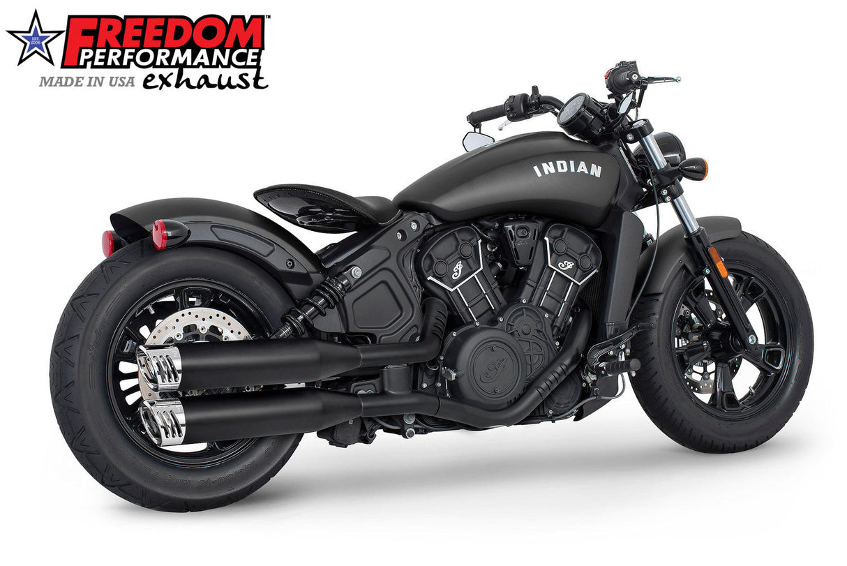 INDIAN SCOUT-ROGUE-BOBBER-SIXTY-SPORT-TWENTY FREEDOM 4" SLIP-ONS 2014-2024 Bundle