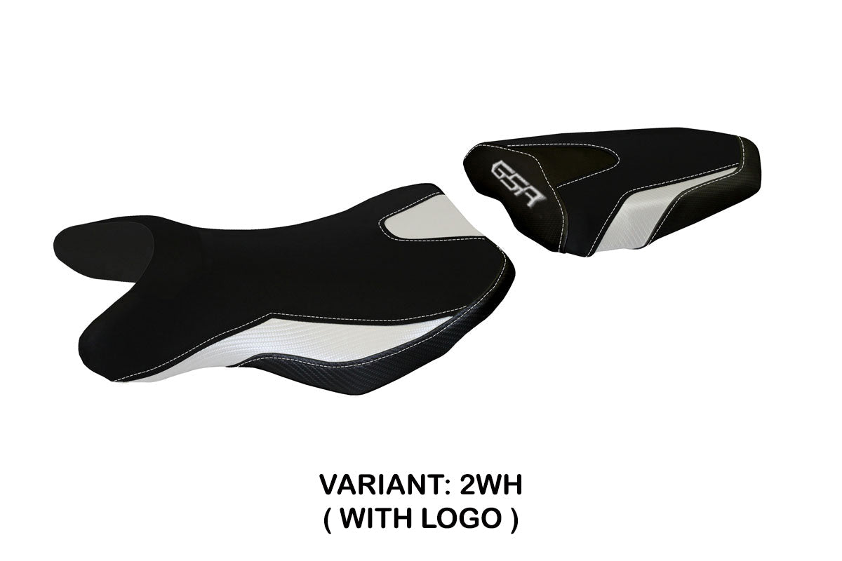 Tappezzeria Italia Suzuki GSR 750 2010-2017 Seat Cover in White and Black