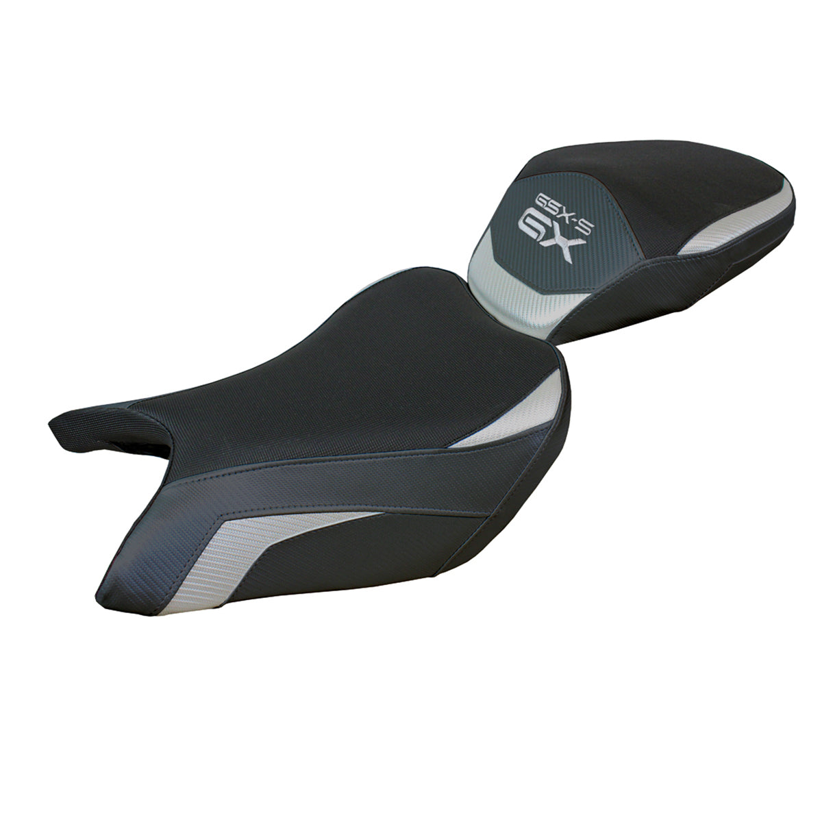 Tappezzeria Italia Suzuki GSXS 1000 GX 2024-2025 Seat Cover in Silver and Black