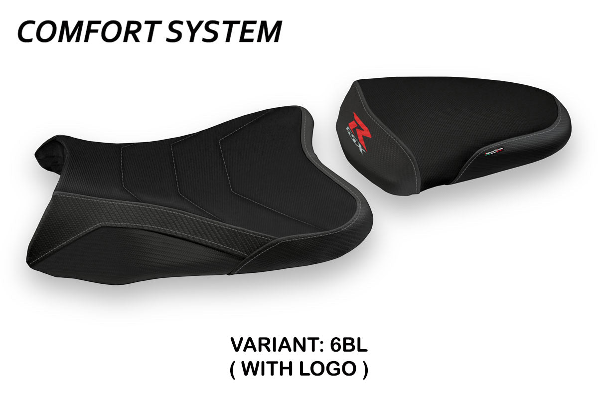 Tappezzeria Italia Suzuki GSXR 600 750 2006-2007 Seat Cover Comfort in Black