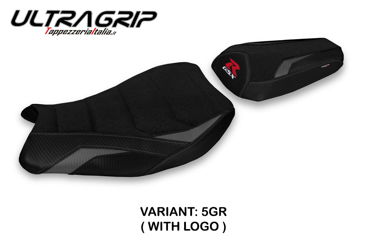Suzuki GSXR 1000 2017-2024 Seat Cover Tappezzeria Italia Ultragrip in Grey