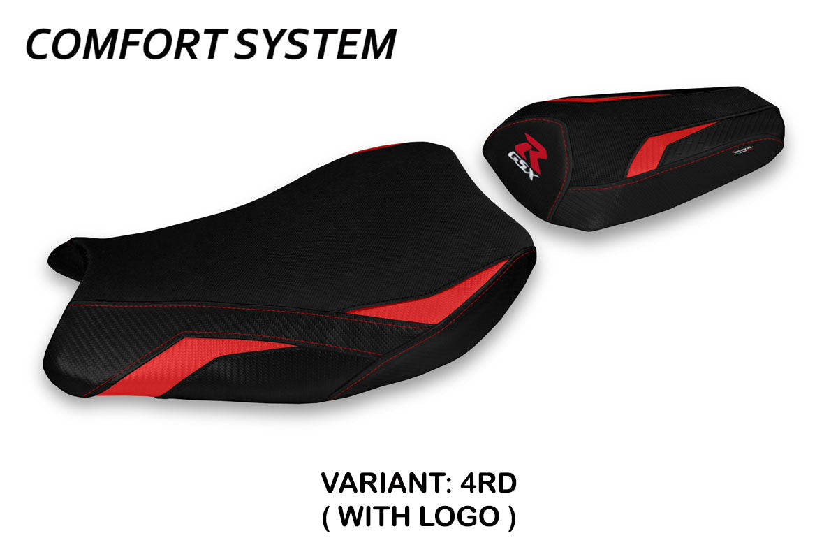 Tappezzeria Italia Suzuki GSXR 1000 2017-2024 Seat Cover Comfort in Red