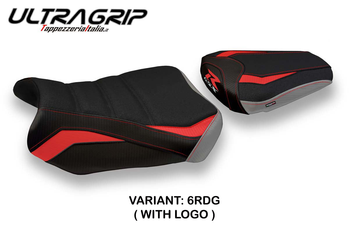 Tappezzeria Italia Suzuki GSXR 600 750 2011-2024 Seat Cover Ultragrip in Red and Grey