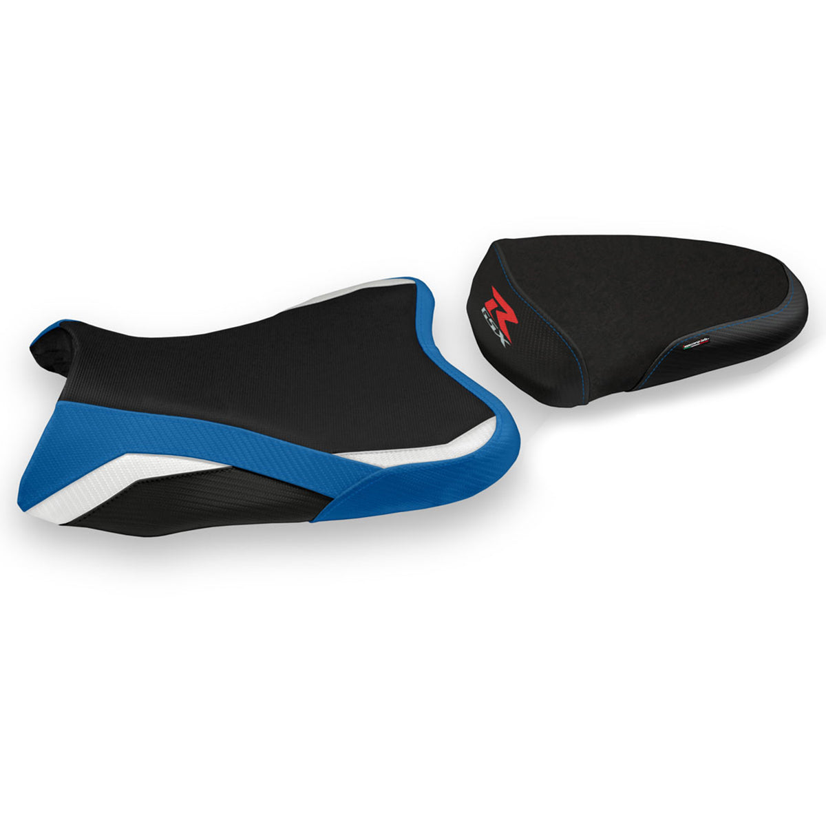 Tappezzeria Italia Suzuki GSXR 1000 2007-2008 Seat Cover in Special Blue, White and Black