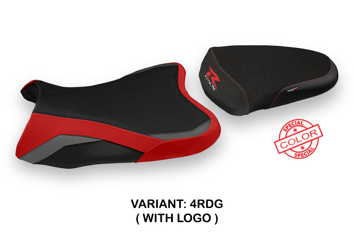 Tappezzeria Italia Suzuki GSXR 1000 2007-2008 Seat Cover in Special Red, Grey and Black