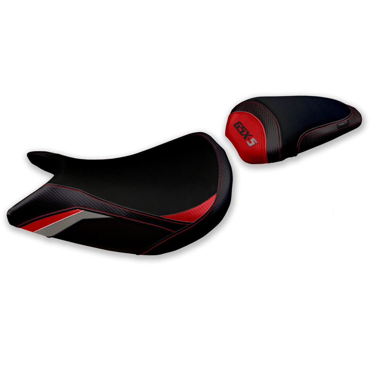 Tappezzeria Italia Suzuki GSXS 1000 2015-2020 Seat Cover Comfort in Red and Grey