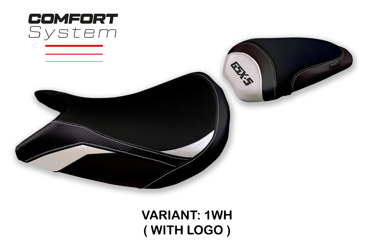 Tappezzeria Italia Suzuki GSXS 1000 2021-2025 Seat Cover Comfort in White