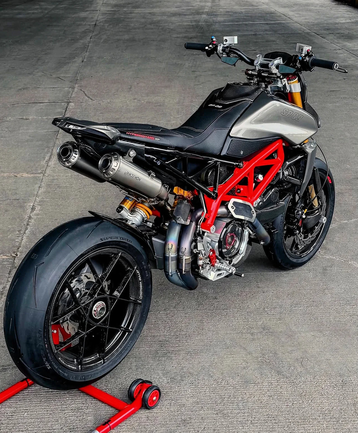 Vandemon Ducati Hypermotard 950 & 950SP Full Titanium Exhaust System 2019-2024 DUC950HYPMTIEXC-1 VA-110