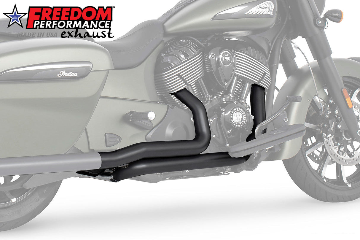 Freedom Exhaust INDIAN CHIEFTAIN / ROADMASTER / SPRINGFIELD / VINTAGE / CLASSIC TRUE-DUAL TUCK-N-UNDER "HEADERS ONLY" (SPECIAL ORDER)