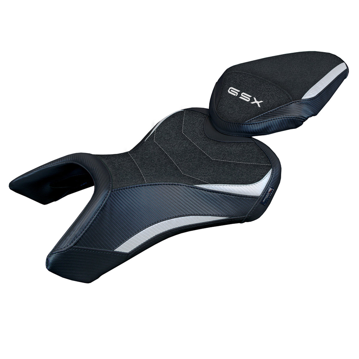 Tappezzeria Italia Suzuki GSX 8S-8R 2023-2025 Seat Cover Ultragrip in White and Black