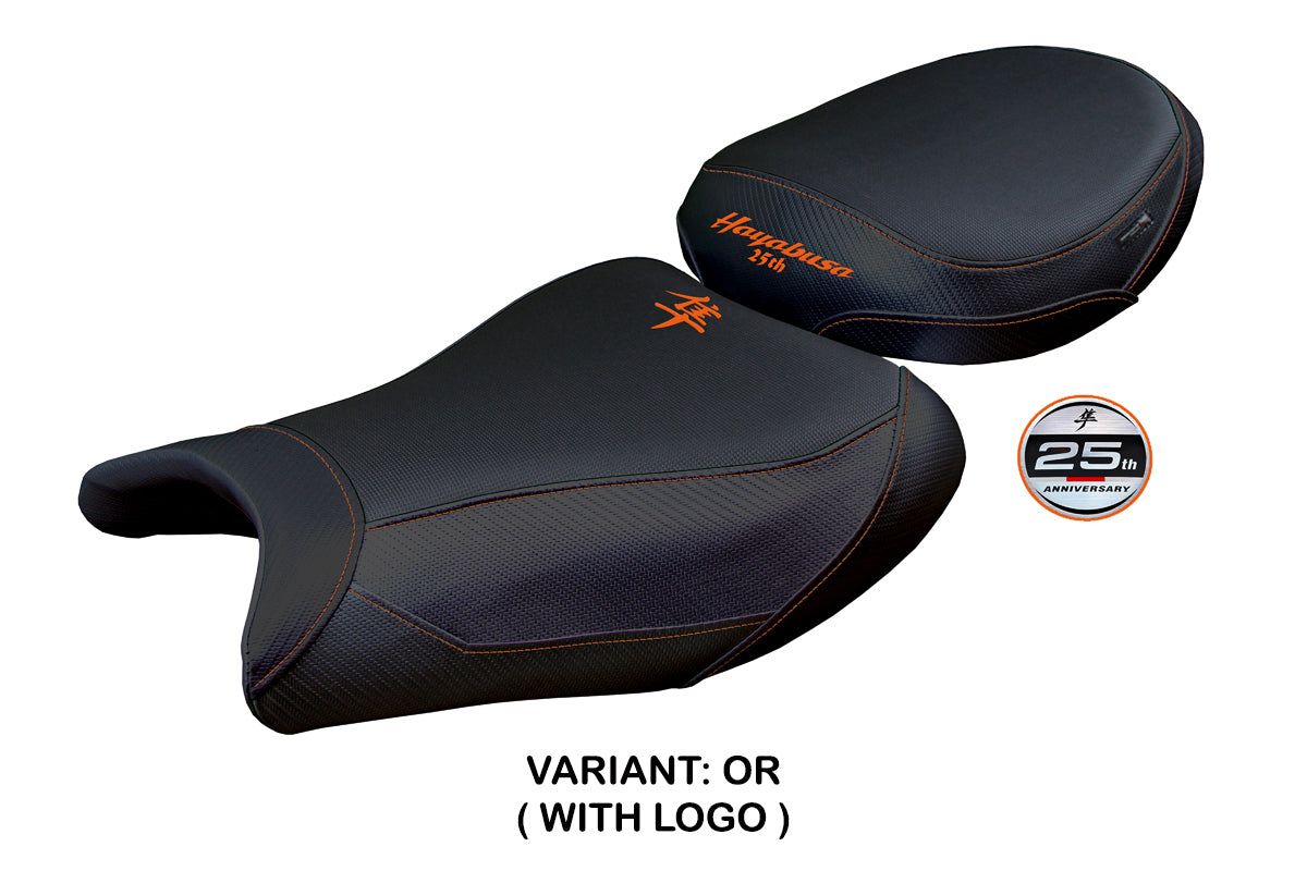 Tappezzeria Italia Suzuki GSX 1300 R Hayabusa 2021-2025 Seat Cover Black Orange