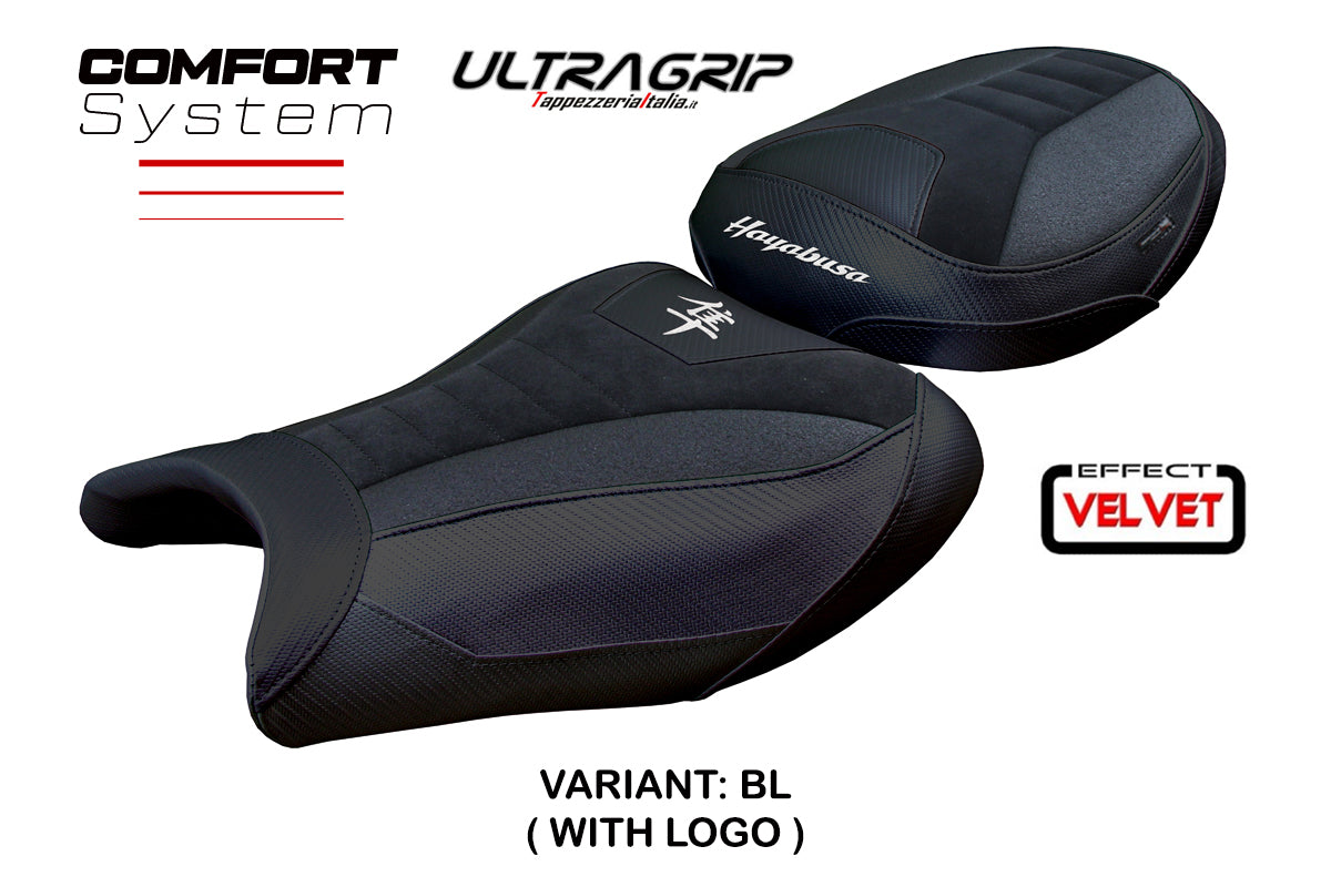 Tappezzeria Italia Suzuki GSX 1300 R Hayabusa 2021-2025 Seat Cover Comfort Grip Black