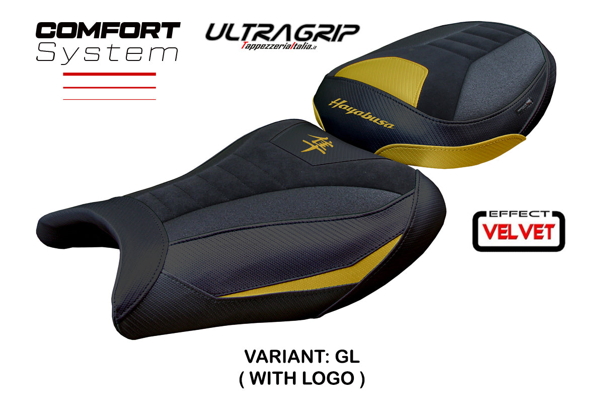 Tappezzeria Italia Suzuki GSX 1300 R Hayabusa 2021-2025 Seat Cover Comfort Grip Gold